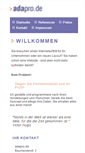 Mobile Screenshot of adapro.de